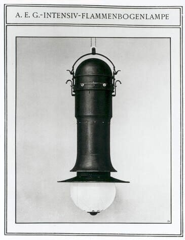 AEG Intensive Flame Arc Lamp